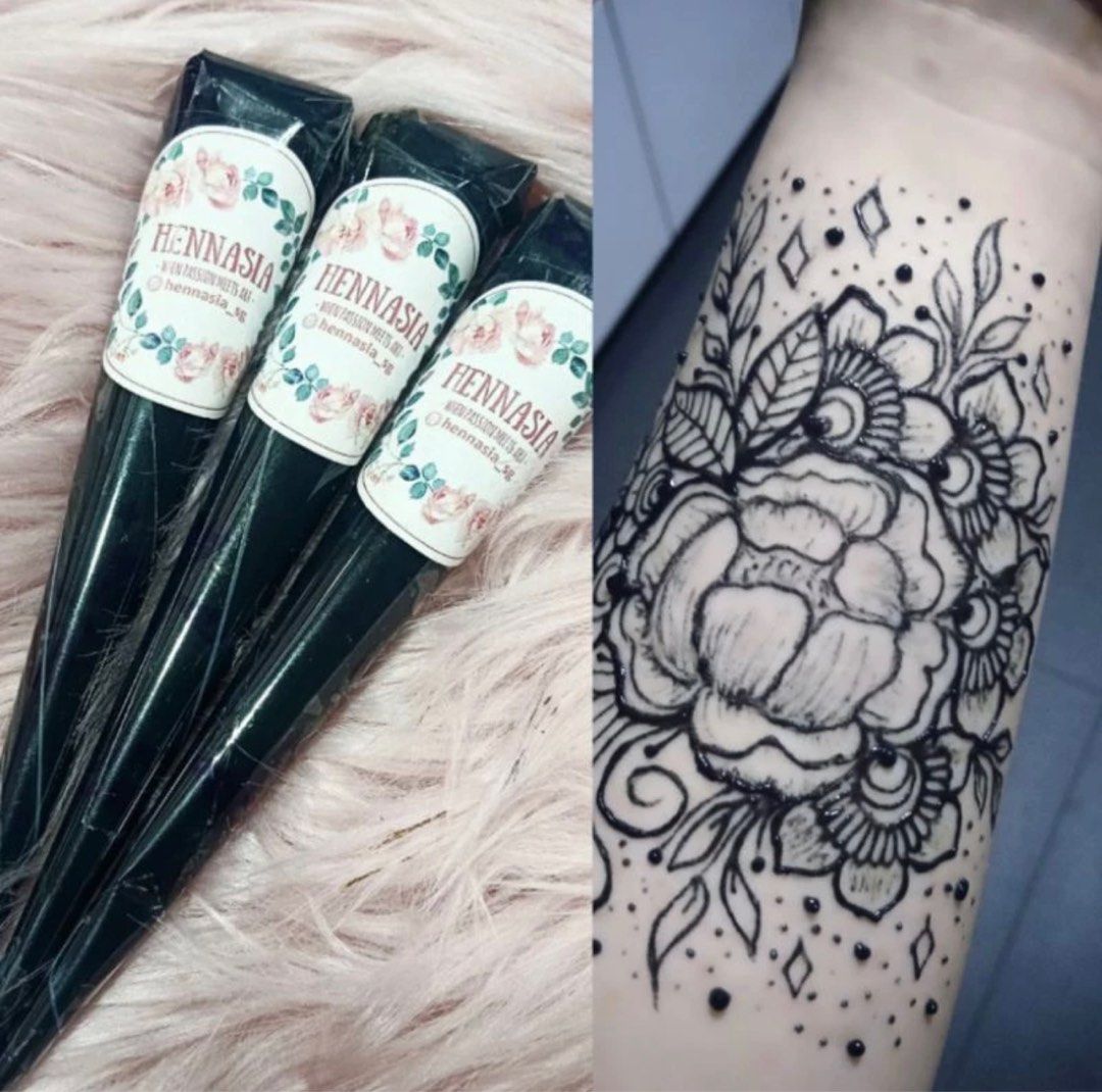 Black jagua gel henna, Health & Nutrition, Face Masks & Face Shields on