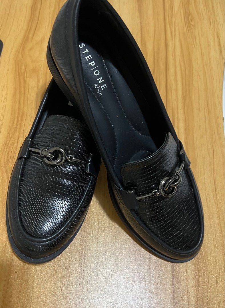 Womens black cheap loafers size 10
