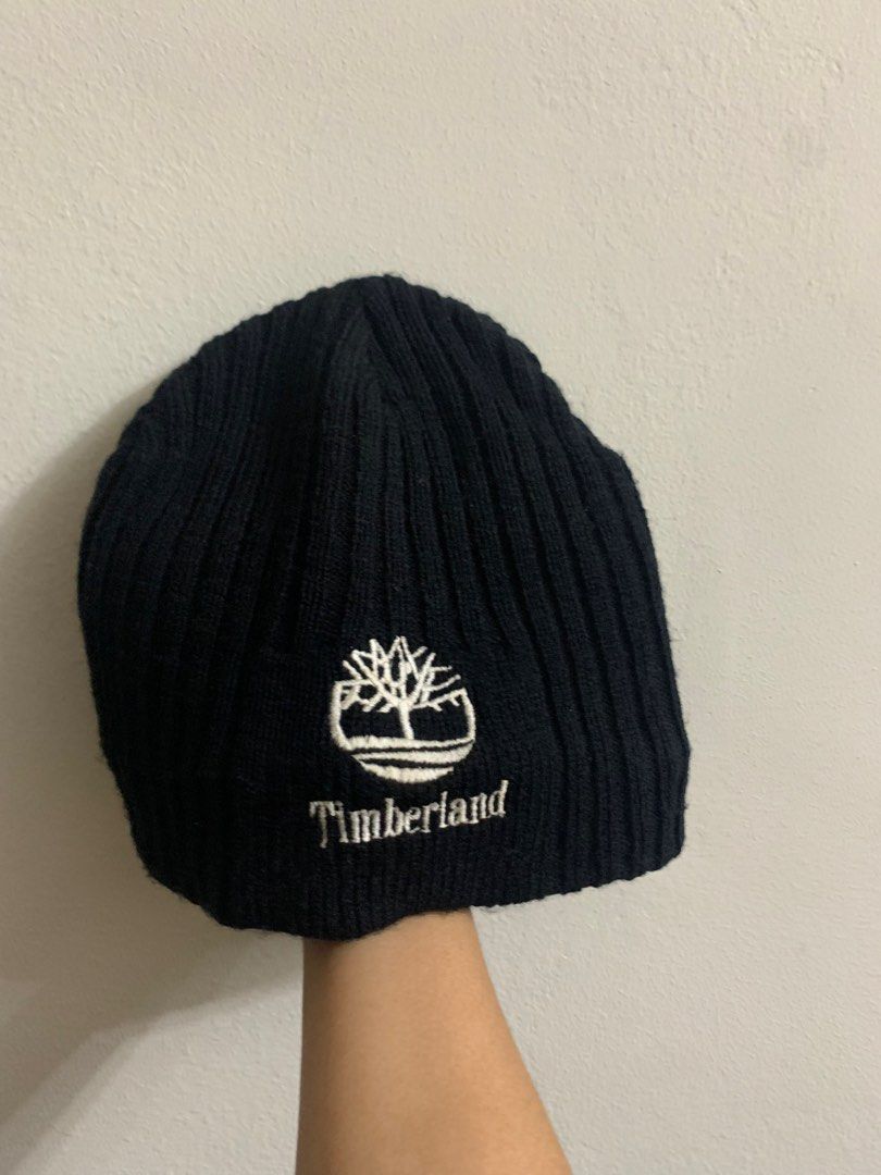 Black timberland beanie top