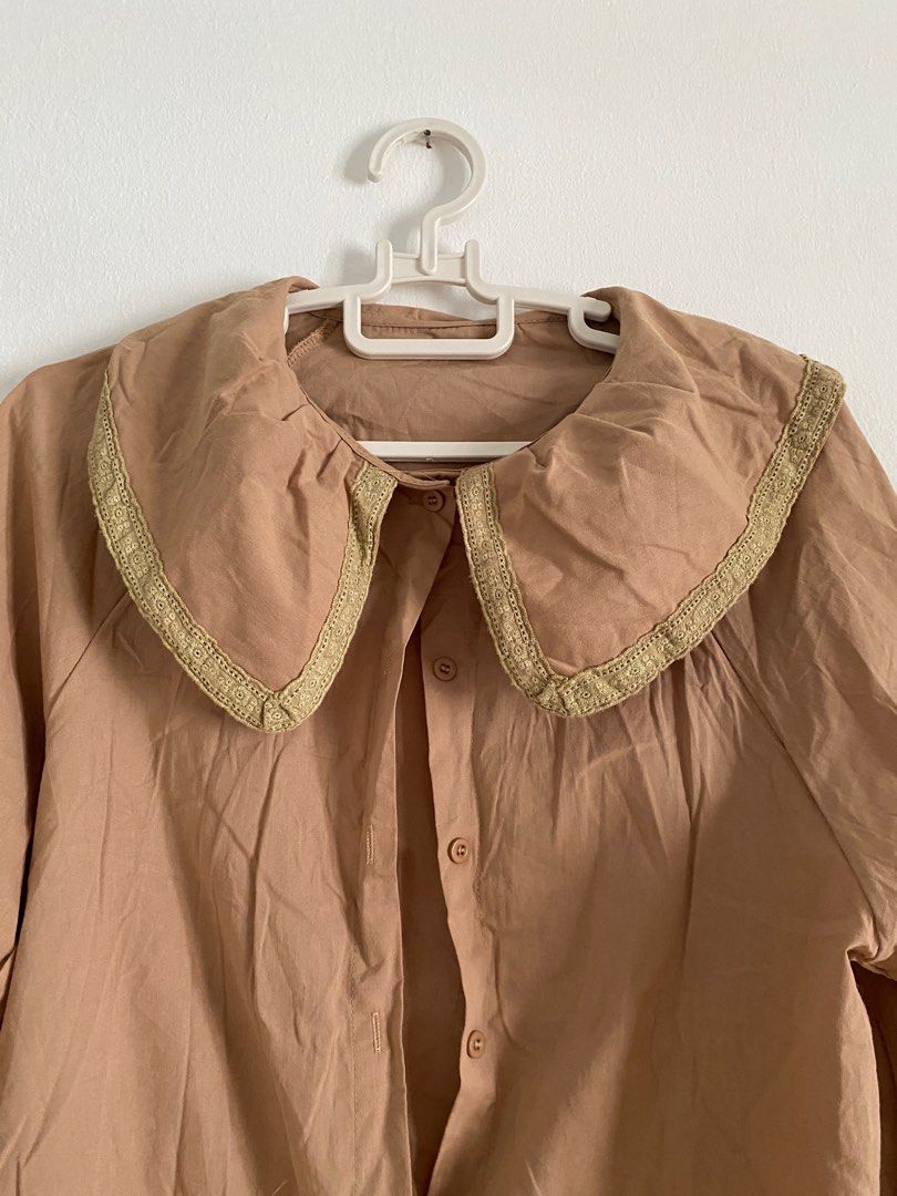 Fancy 2025 collar blouse