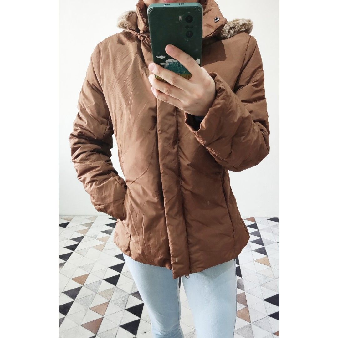 BN EDDIE BAUER Goose Down Jacket with Removable Hood S Women s