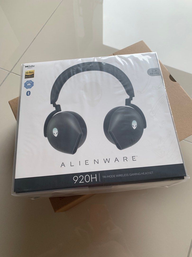 Brand new Alienware 920H Trimode wireless gaming headset, Audio