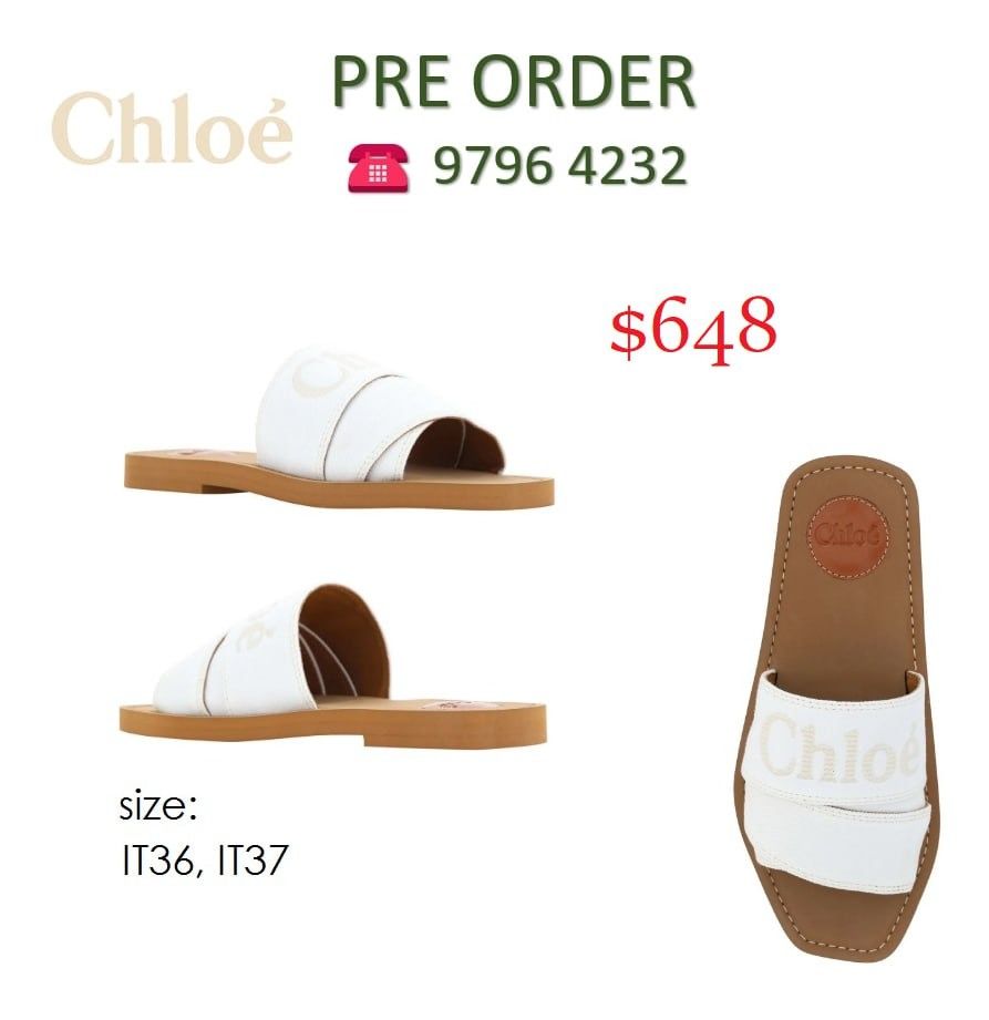 Chloe wood slides sales