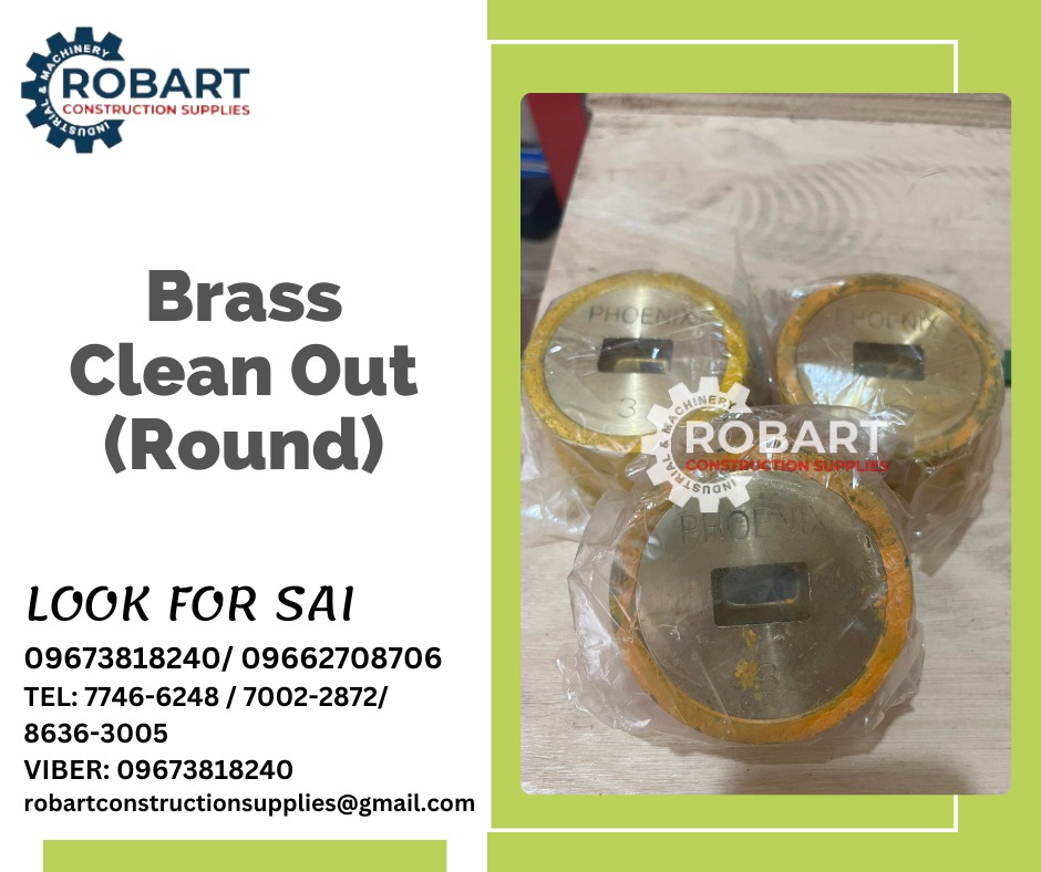 Brass Cleanout Cover (Round), Commercial & Industrial, Construction