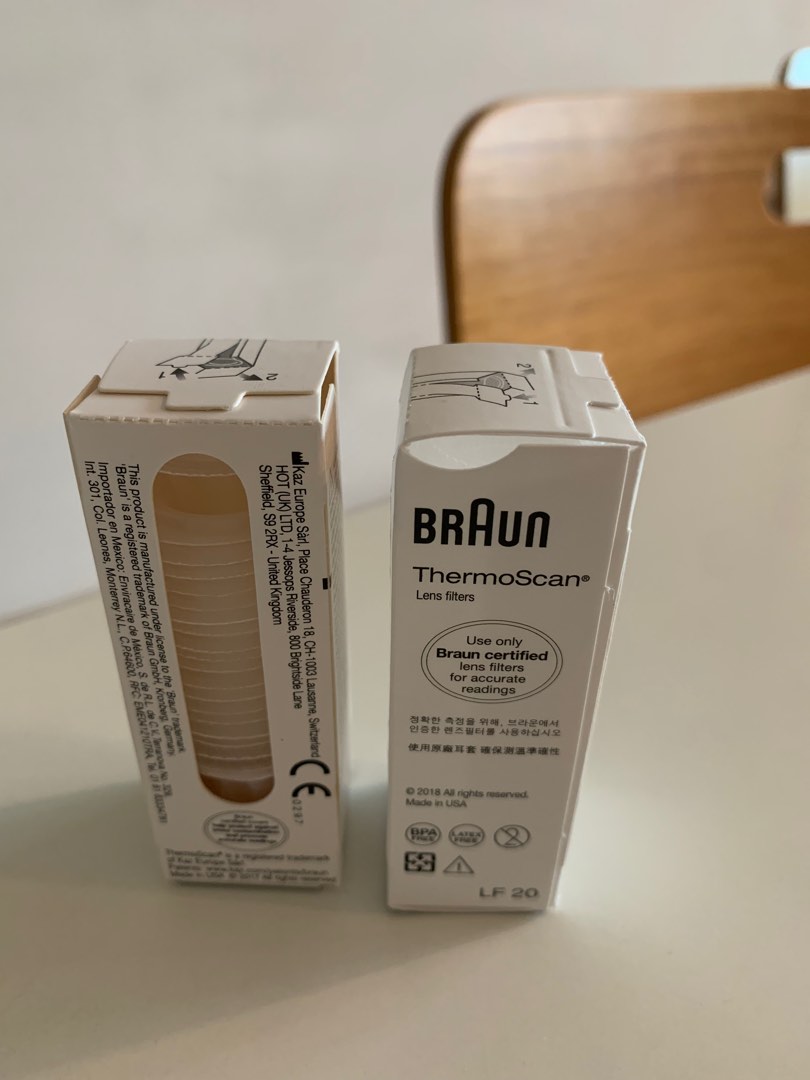 Braun Thermometer Lens Filter Probe Cover Cap, Health & Nutrition