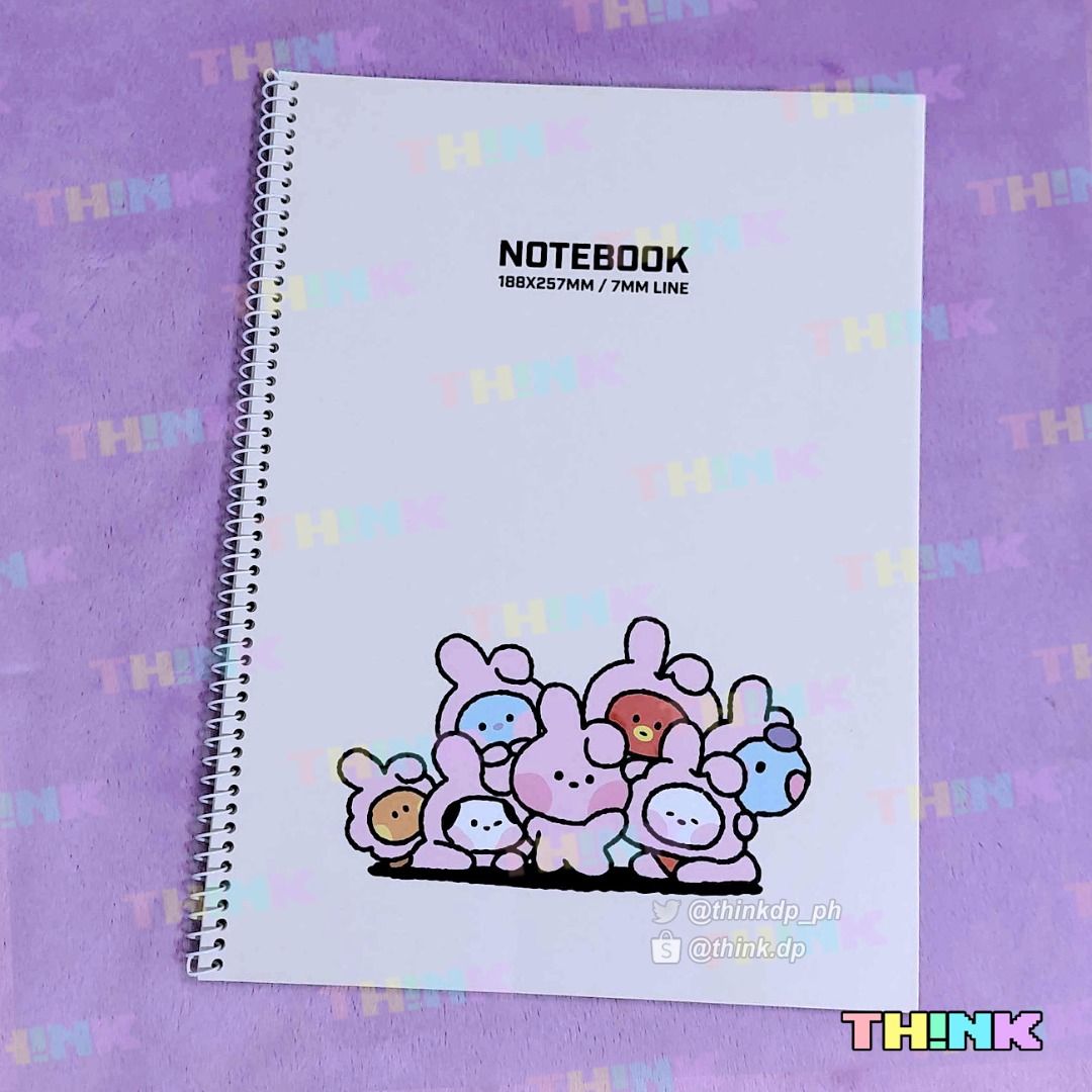 BT21 Minini Notebook ( bts on hand ), Hobbies & Toys, Stationary ...