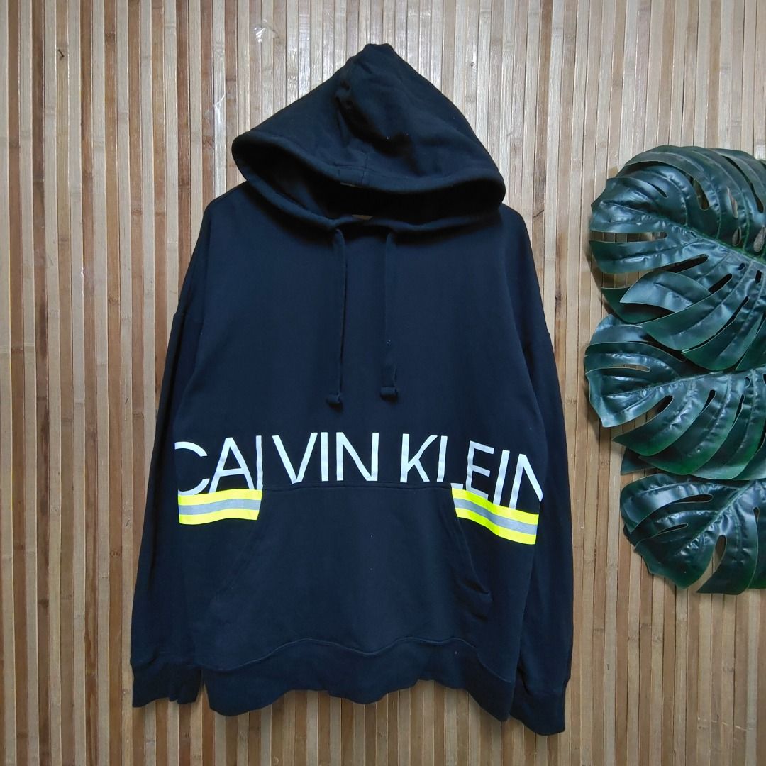 Calvin klein neon on sale hoodie