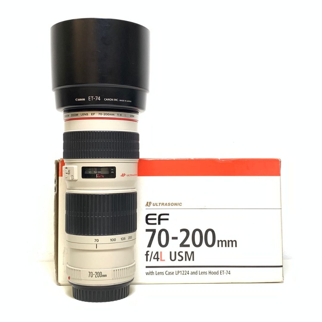 送料無料】 EF70-200mm CANON レンズ(ズーム) F4L USM IS レンズ 