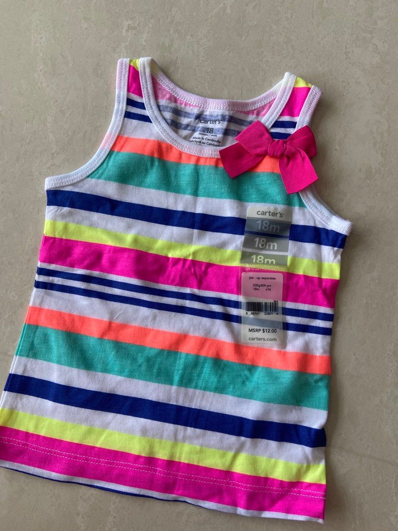 Carters girls shirts top