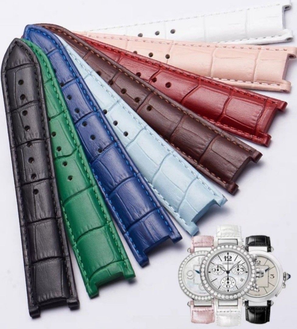 Cartier Pasha replacement straps 13mm 16mm 18mm 20mm 21mm