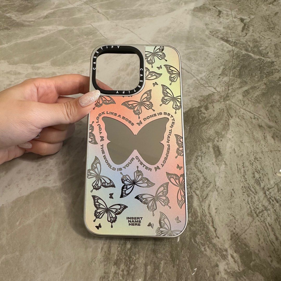 Casetify MagSafe 14 pro max You Give Me Butterflies phone case, Mobile