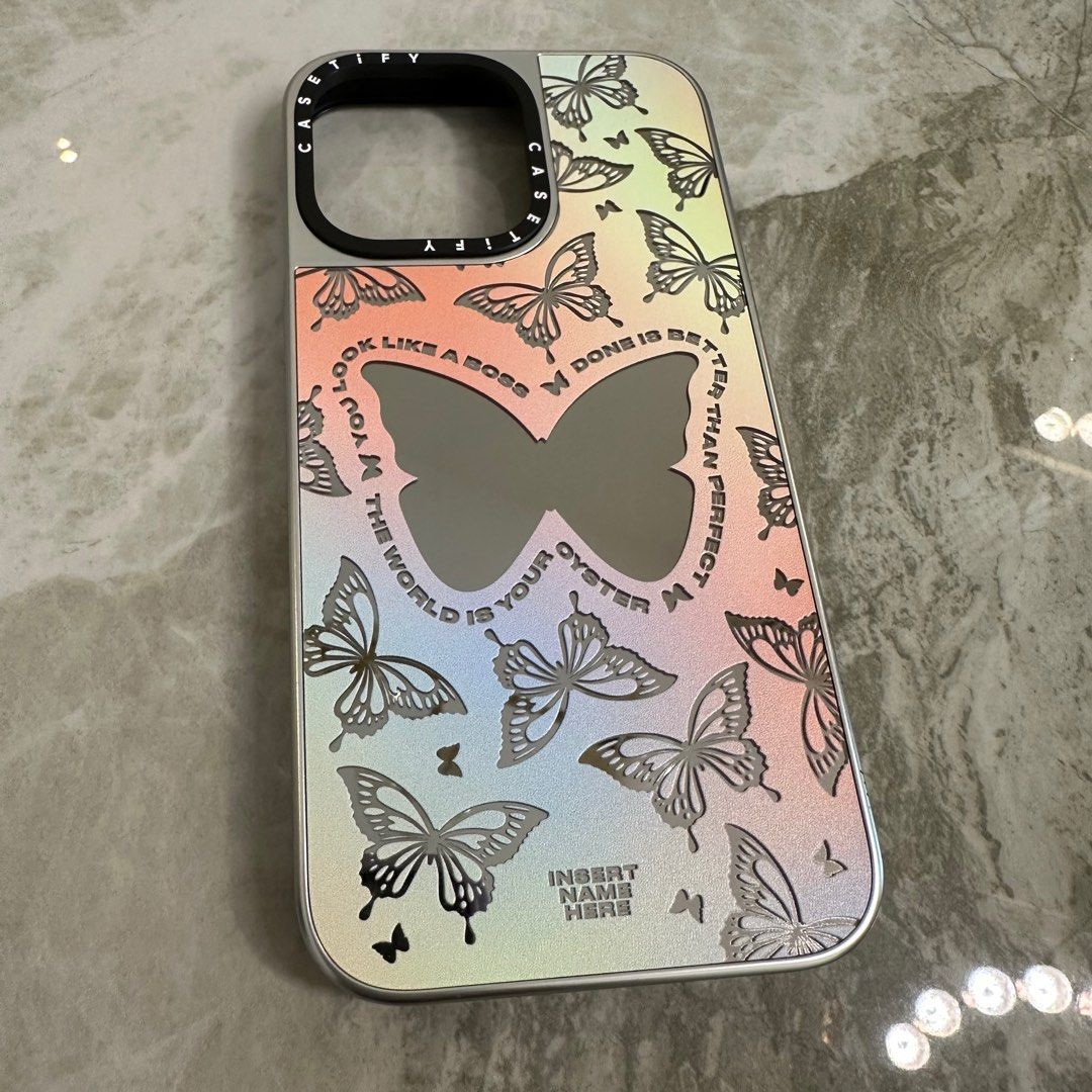 Casetify MagSafe 14 pro max You Give Me Butterflies phone case, Mobile