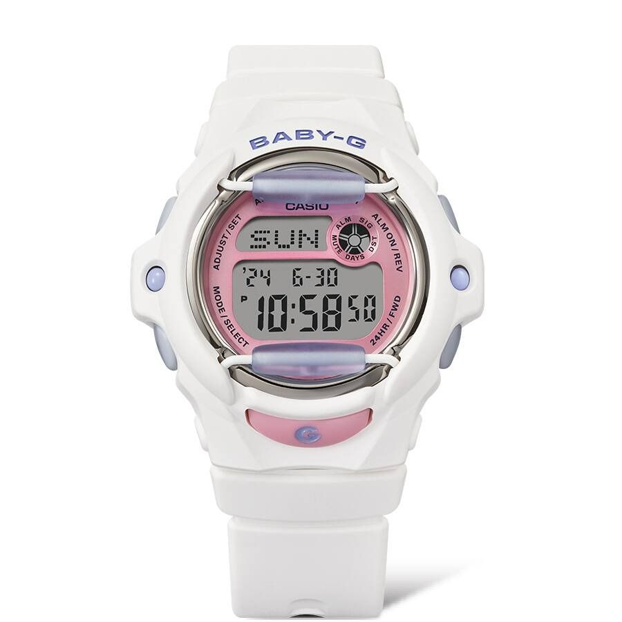 White best sale digital watch