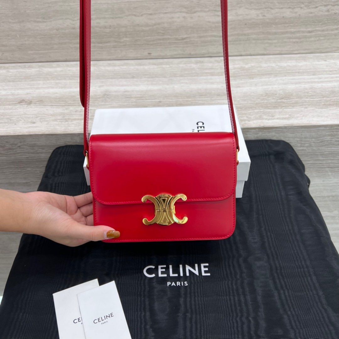 Celine Teen Triomphe Sling Bag, Luxury, Bags & Wallets on Carousell
