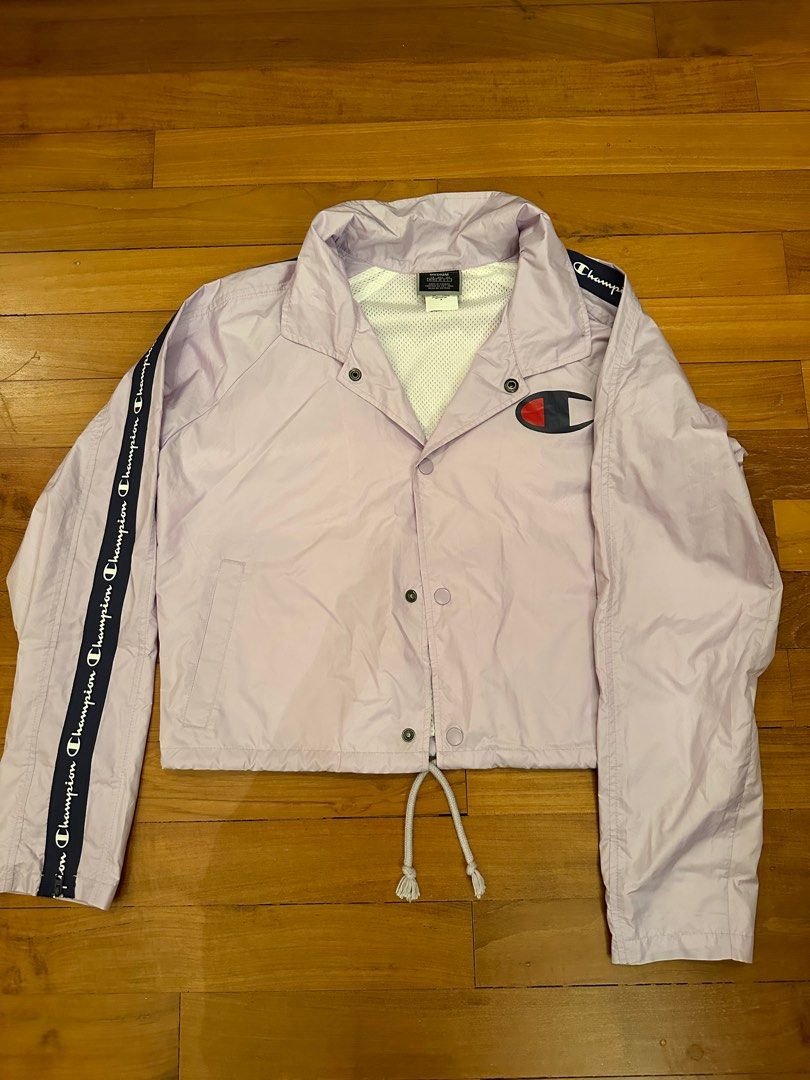 Champion crop windbreaker top