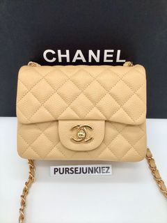 💯% Authentic Chanel Gold Croc Embossed in Small Gabrielle Hobo Bag 3 tone  hardware, Luxury, Bags & Wallets on Carousell