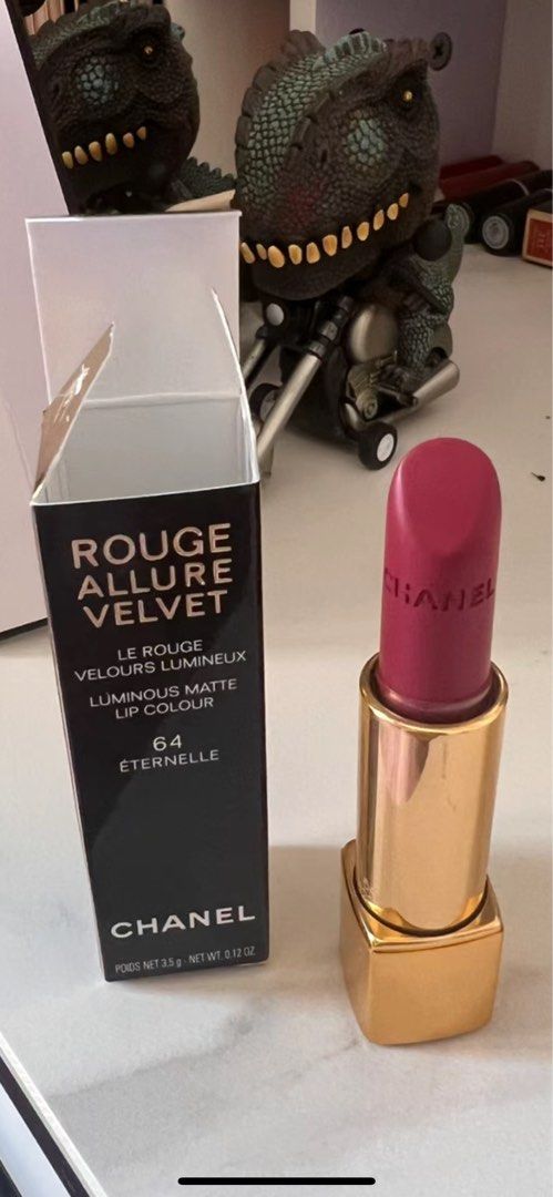 Chanel Lipstick Rouge allure velvet 64 eternelle, 美容＆個人護理