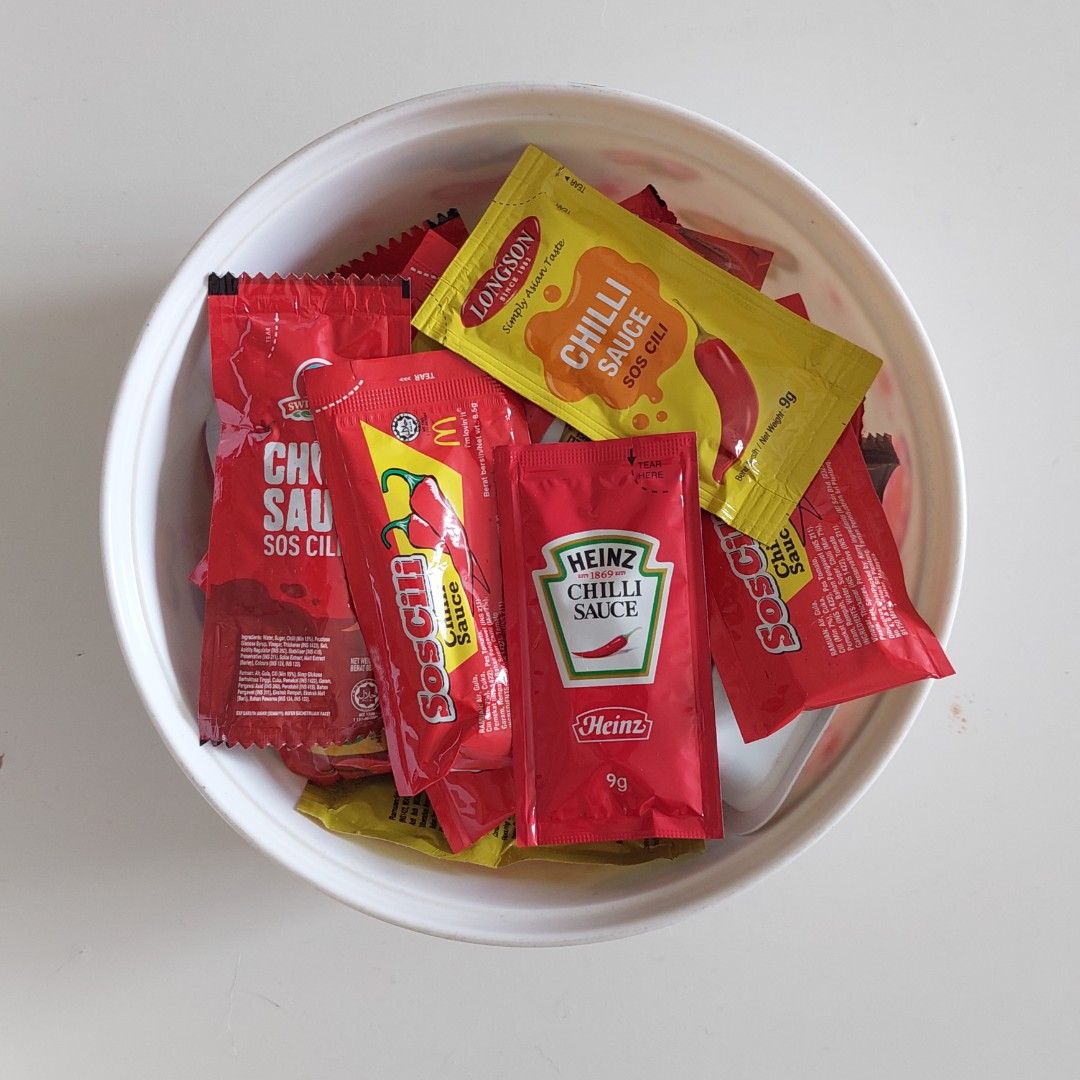 Chili packets (free), Food & Drinks, Spice & Seasoning on Carousell