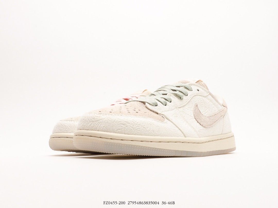Chris Paul x Air Jordan 1 Low OG Give Them Flowers Shoes US 5.5