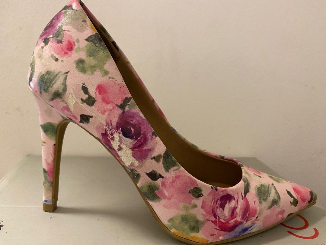 Christian Siriano Floral Stiletto