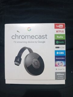 Chrome cast tv streaming device by google