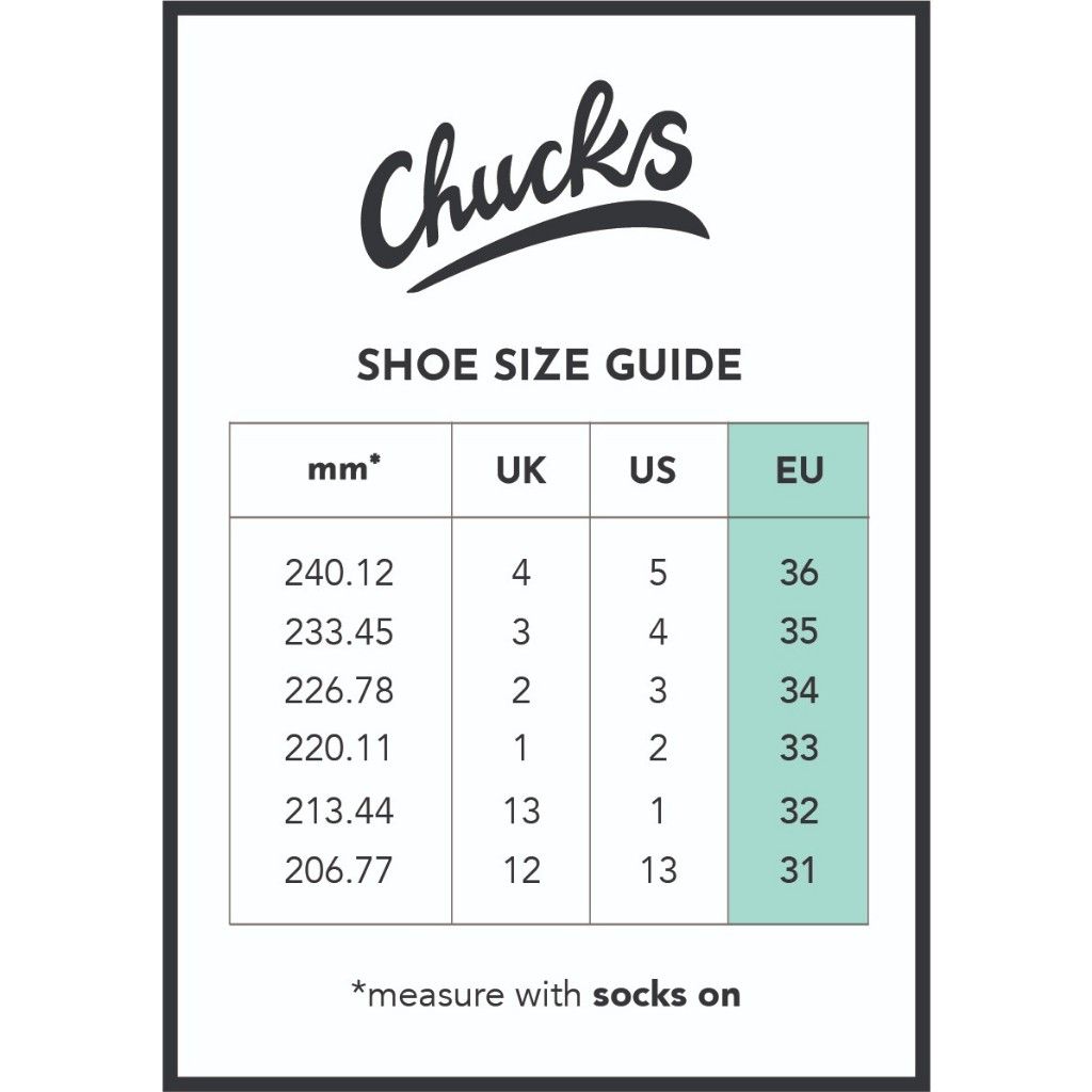 Chucks KICKS Kids School Shoes Lightweight Cushioning Memory