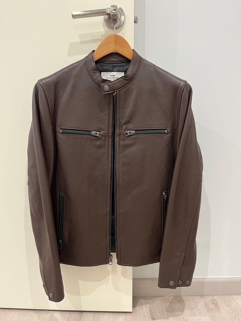 Coach Leather Jacket, Men's Fashion, Coats, Jackets and Outerwear on ...