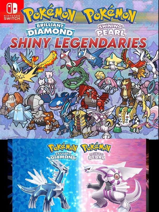 Pokemon Brilliant Diamond Shining Pearl Complete Shiny Pokedex Nintendo  Switch