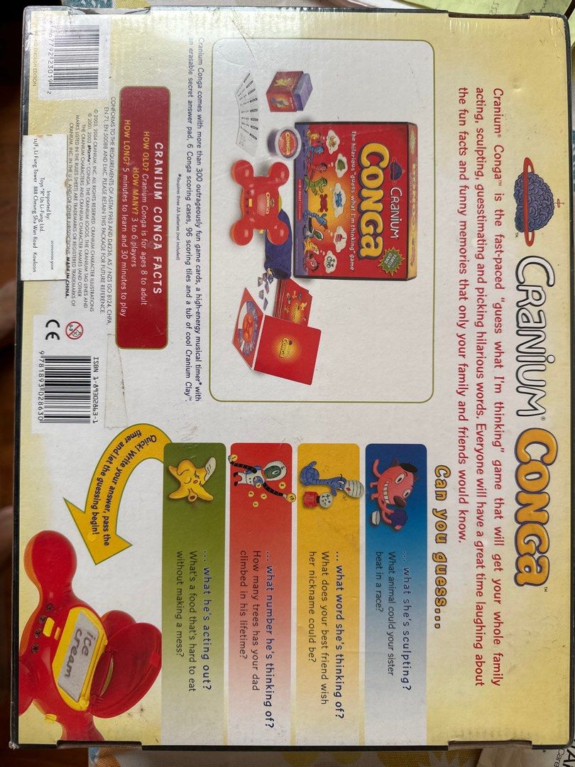 Cranium Conga Family Game (for ages 8 - Adult), Hobbies & Toys, Toys &  Games on Carousell