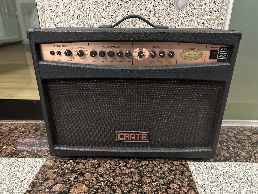 CRATE AUDIO DX212 DIGITAL 2X12 COMBO AMP, Hobbies & Toys, Music & Media
