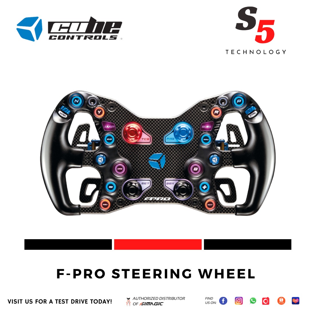 CUBE CONTROL F-PRO steering wheel / simracing / eracing / esports ...