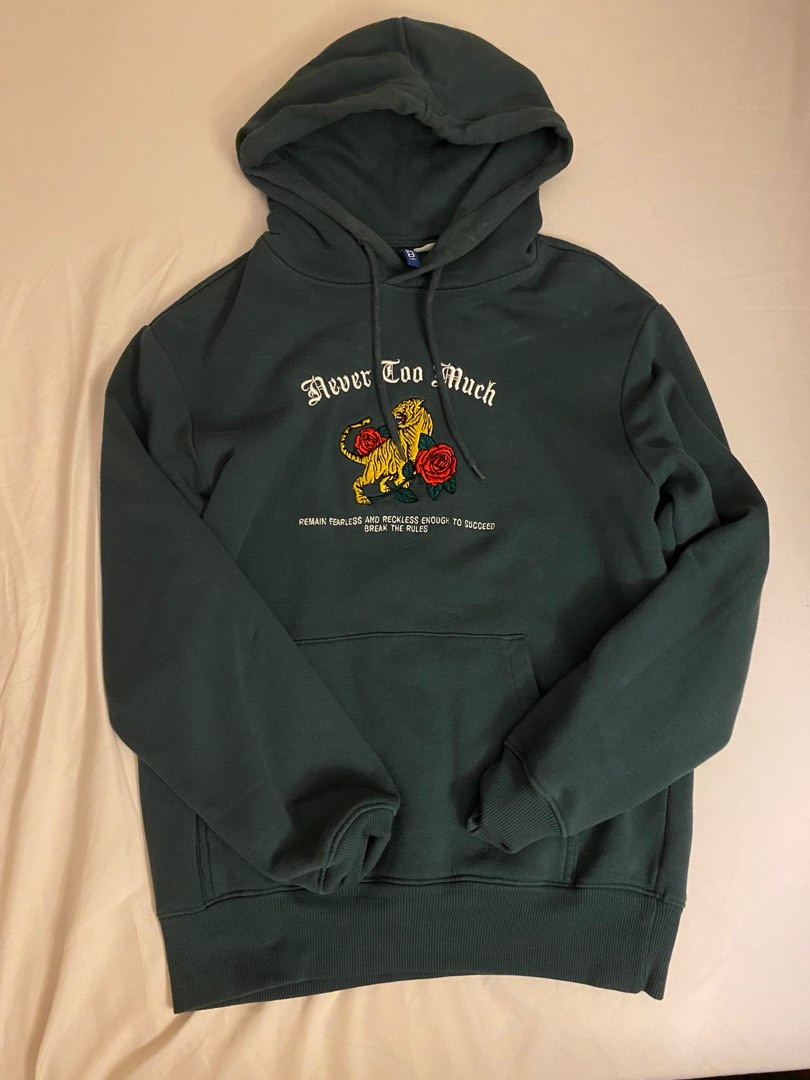 H&m never too much hoodie shop