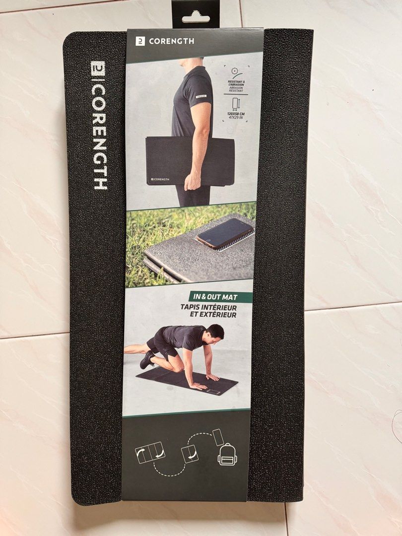 Tapis de fitness pliable intérieur et extérieur - In & out mat CORENGTH