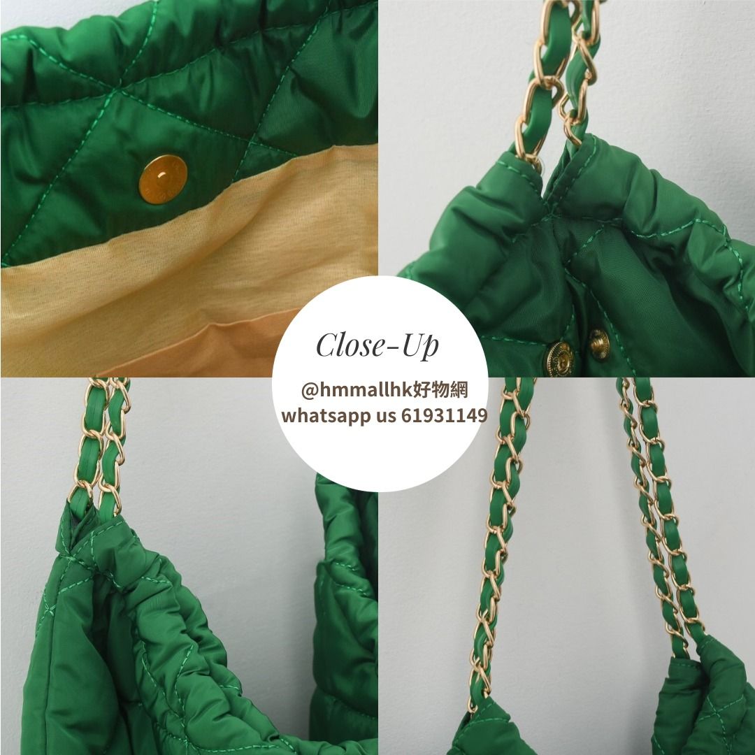 DEEPNY - Chain Quilt Shoulder Bag & Pouch