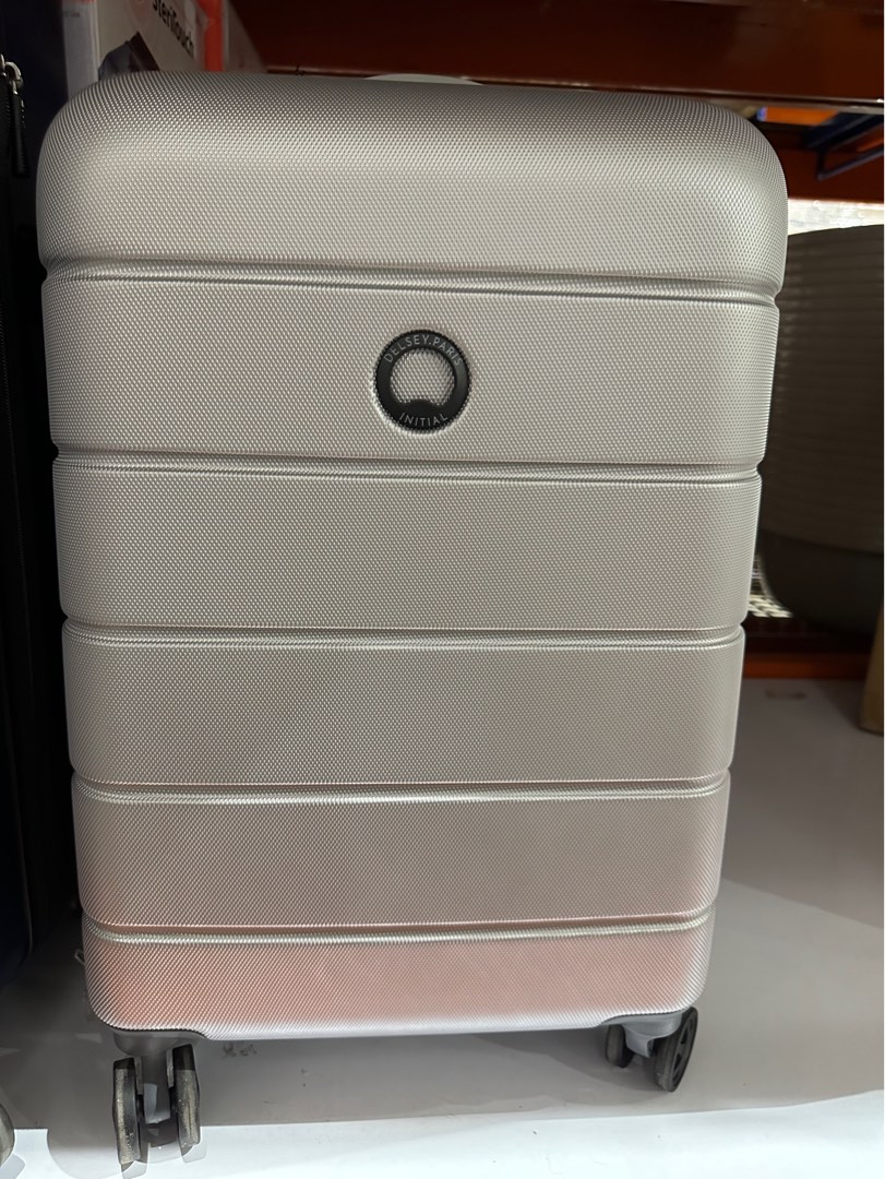 Delsey Lagos hardcase luggage Grey small, Hobbies & Toys, Travel