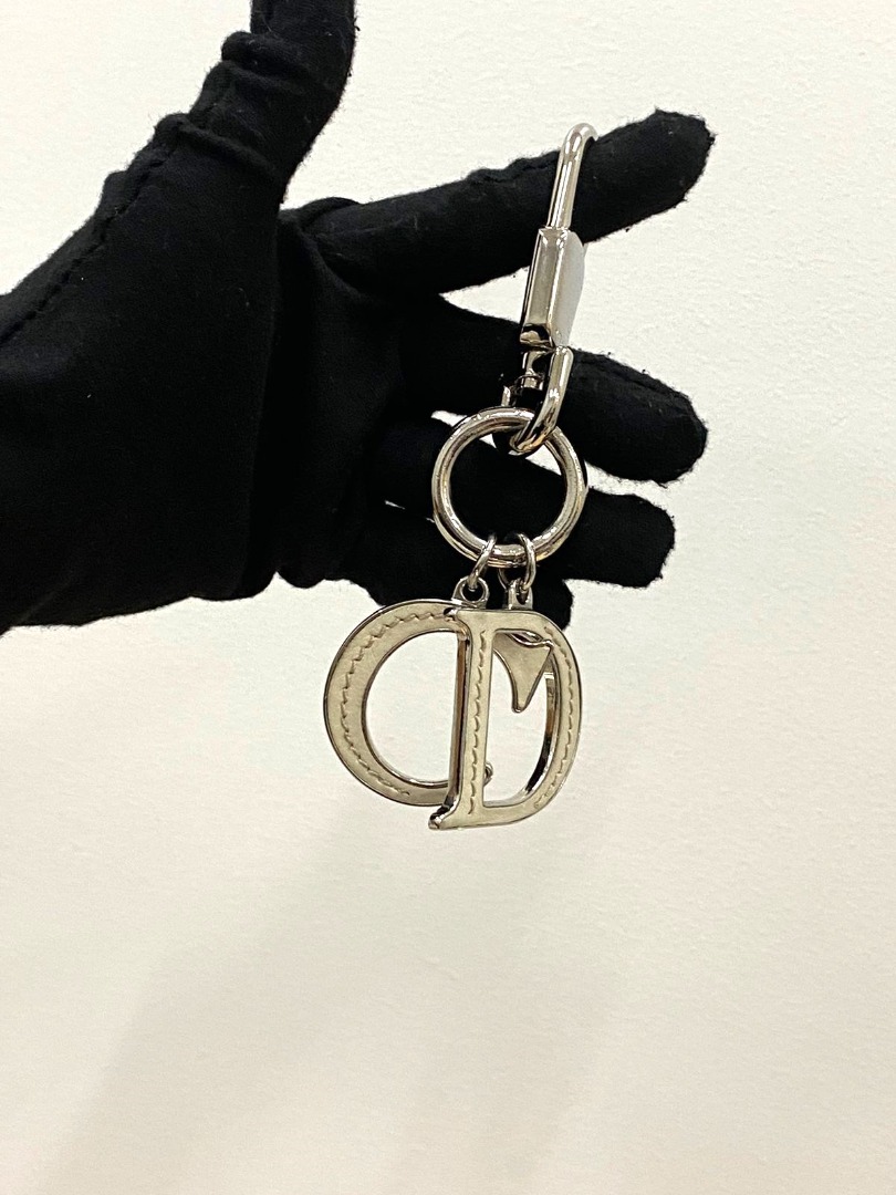 DIOR LOGO KEYCHAIN, Luxury, Accessories on Carousell