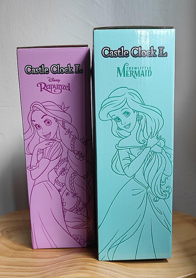 Clock (Category: Clocks) located in Singapore. Submitted by hannicustard (Listing ID 1258442221, Image 3). Description: $$69 for two!! Princess clock **Rapunzel **Ariel Mermaid both new in box Authentic Disney! height of clock about 20cm plus2.
