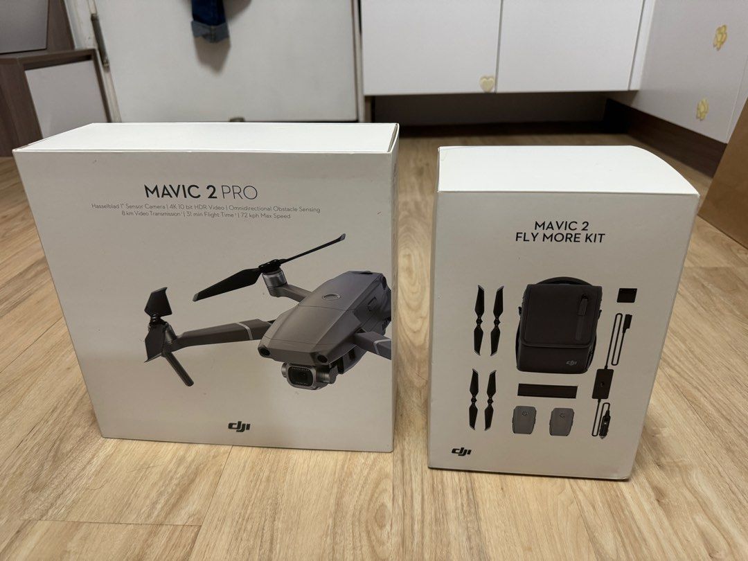 Dji mavic 2 pro fly more kit (齊件有盒）, 攝影器材, 航拍- Carousell