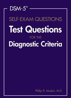 DSM 5 Questionnaire