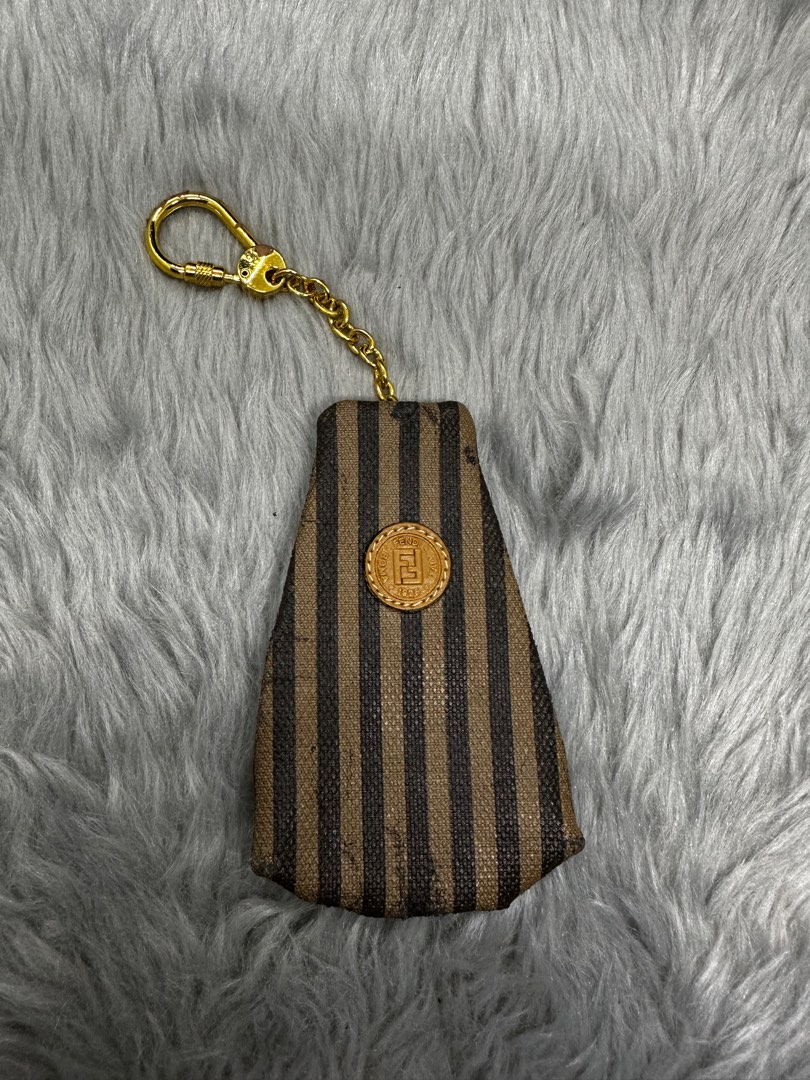 Fendi coin sales purse keychain holder