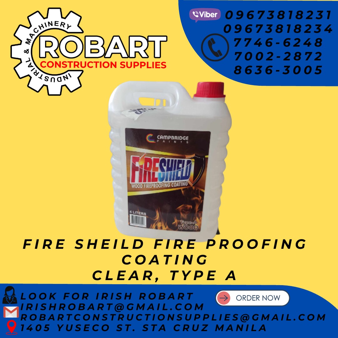 Fireshield Fireproofing Coating Type A, Commercial & Industrial ...