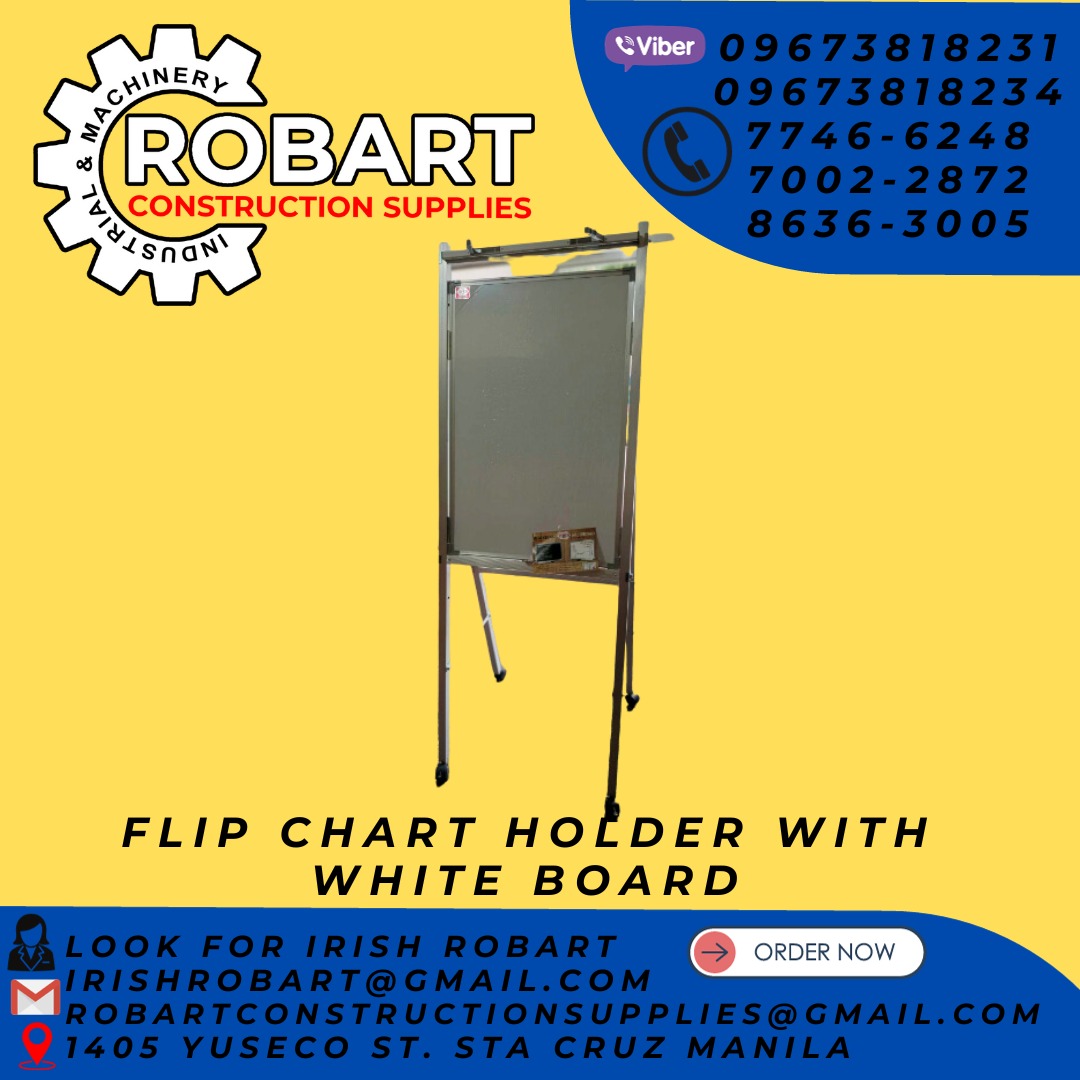 Flip Chart Holder with White Board, Commercial & Industrial