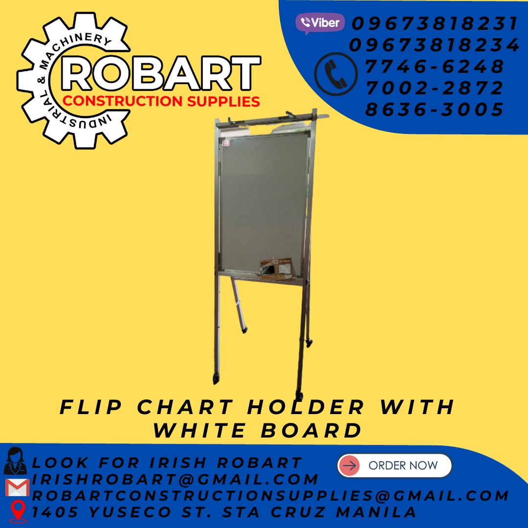 Flip Chart Holder with White Board, Commercial & Industrial ...