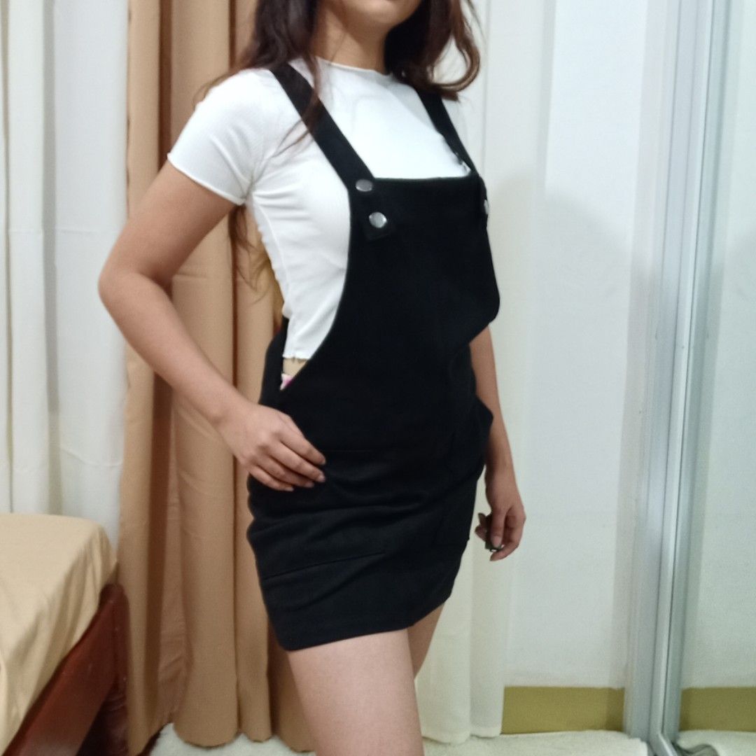 Suede jumper dress on sale