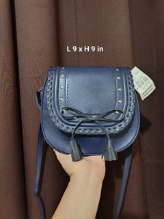 Foreverheart navy blue sling bag