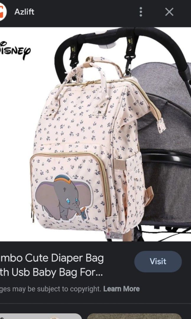 Dumbo diaper cheap bag