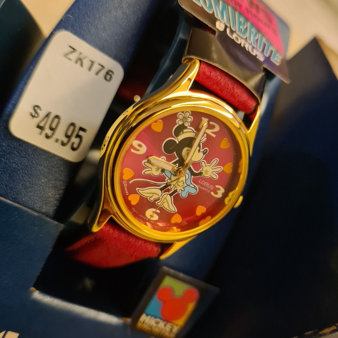 Vintage lorus top minnie mouse watch