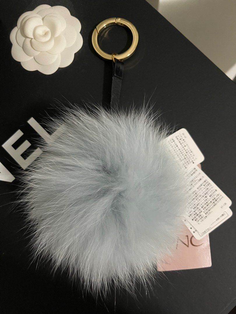 Fuzzy hotsell bag charm