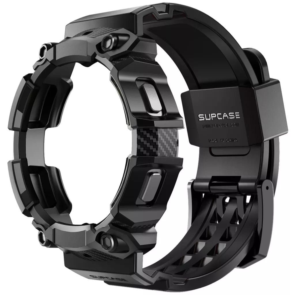 Galaxy watch 4 44mm Protective Case with Strap Mobile Phones