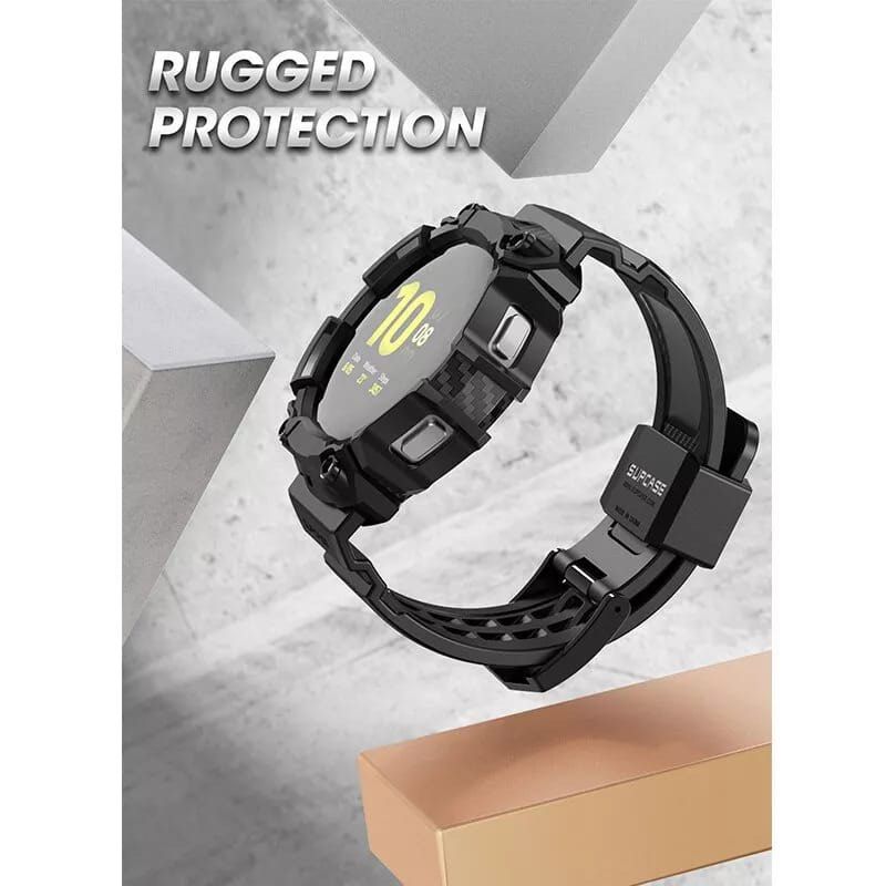 Galaxy watch 4 44mm Protective Case with Strap Mobile Phones